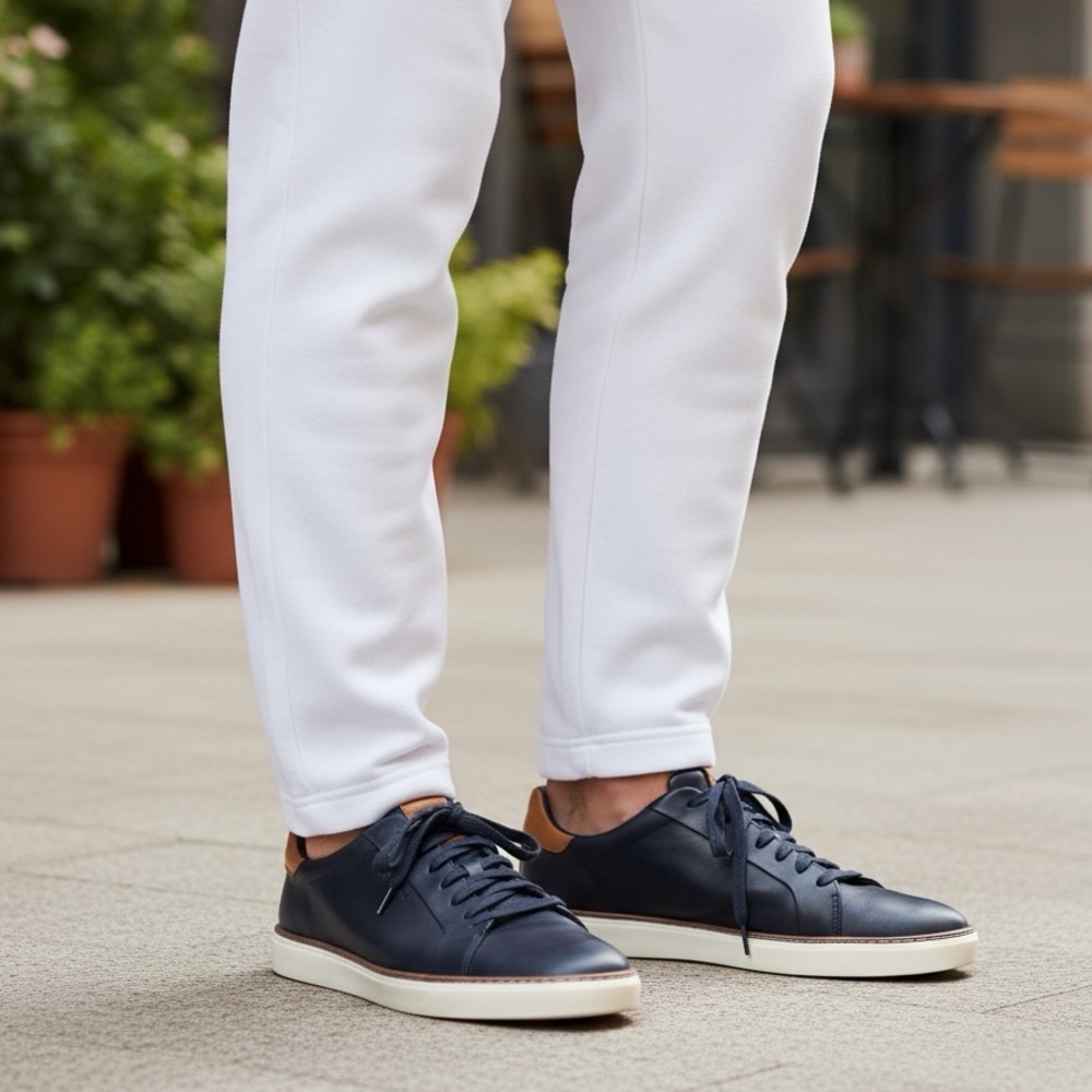 Cole Haan • Men's GrandPro Topspin Leather Sneakers || Size 12